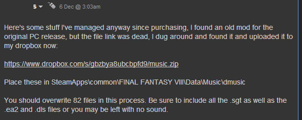 Dropbox files