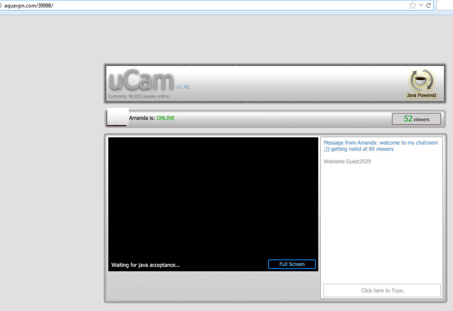 Webcam page