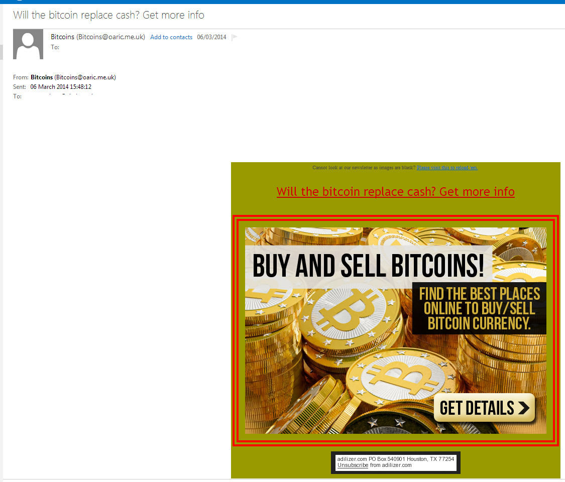 Bitcoin spam