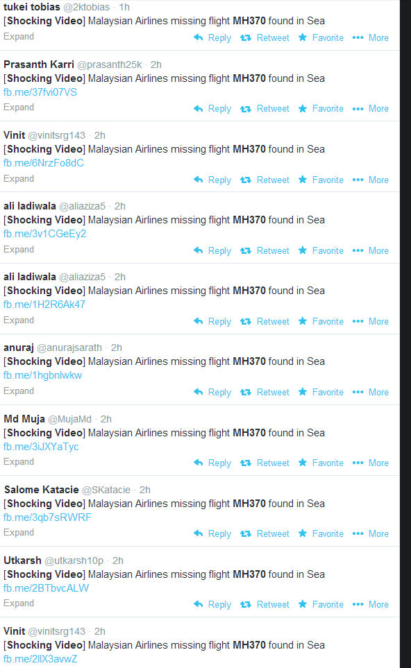 twitter spam