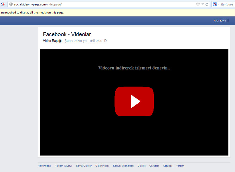 Fake video