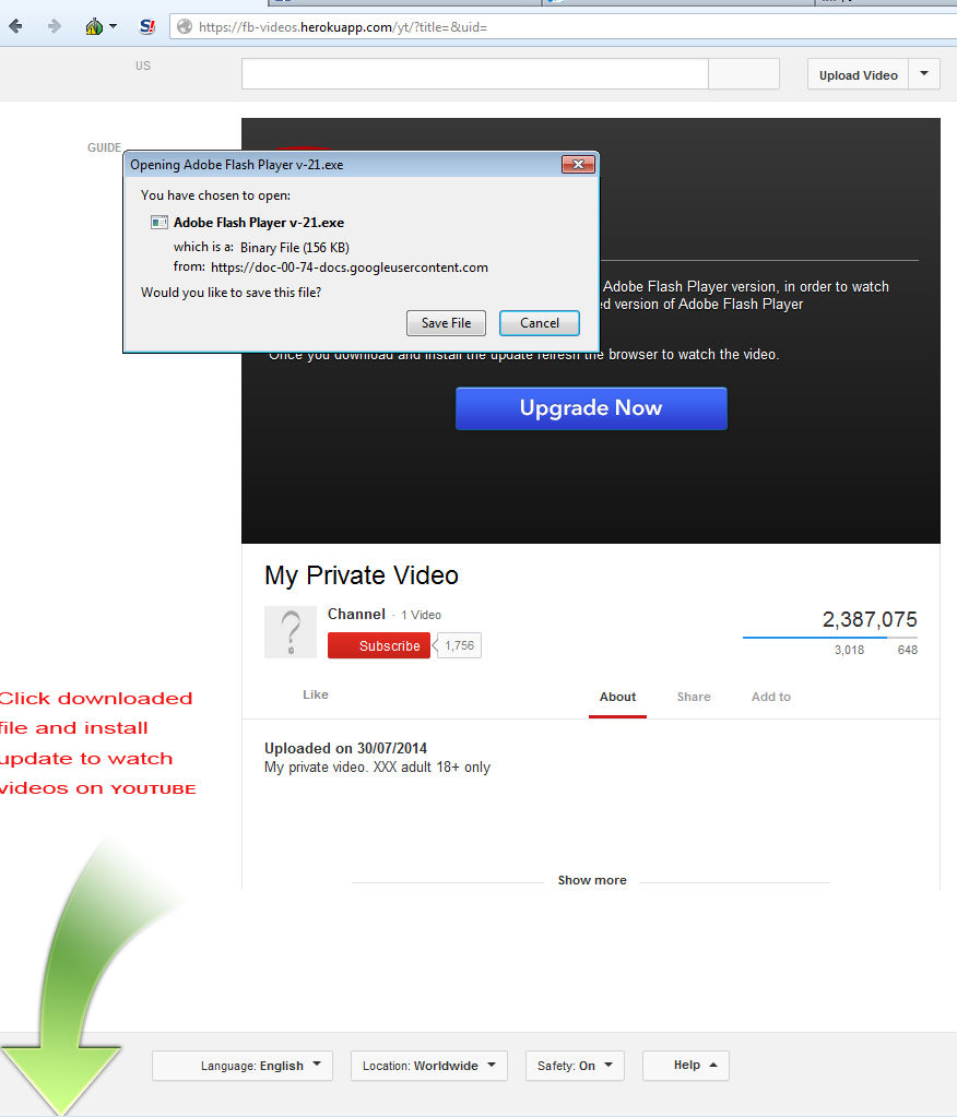 Flash download?