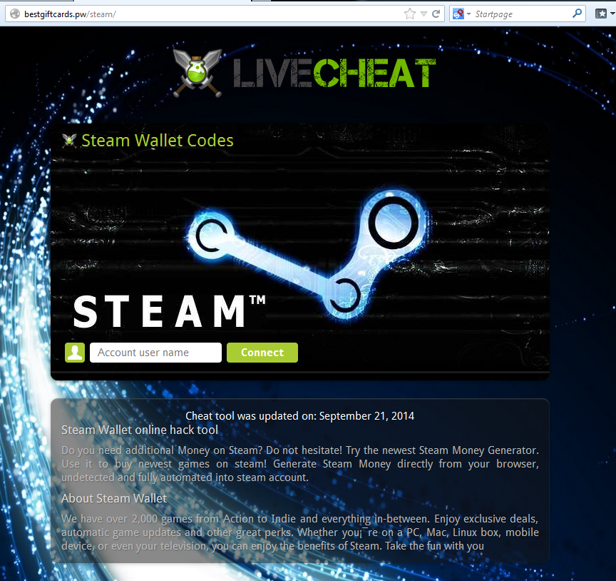 Steam Wallet Code (BR)