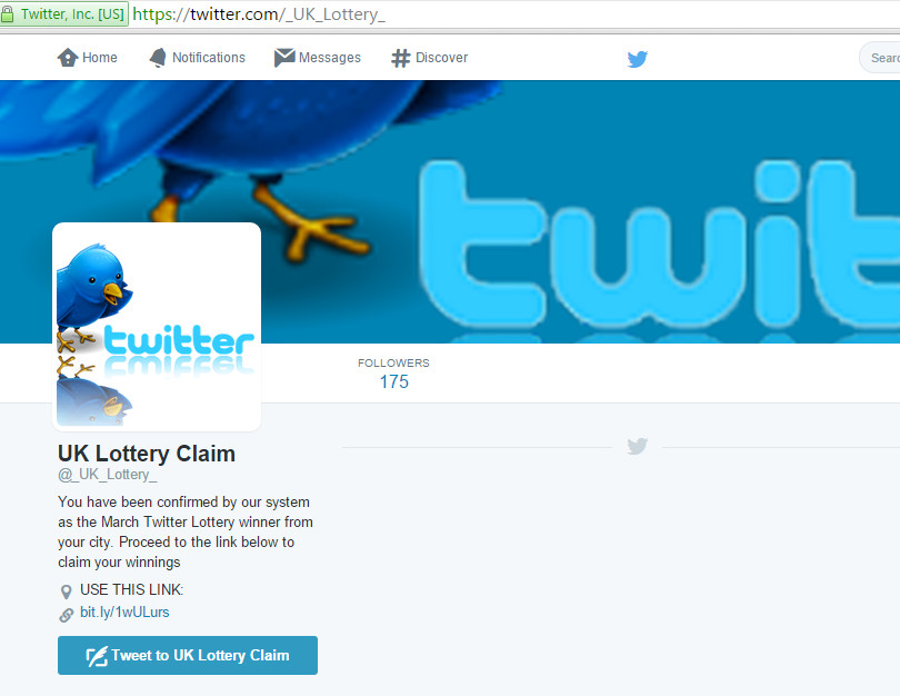 Lottery Claim Profile