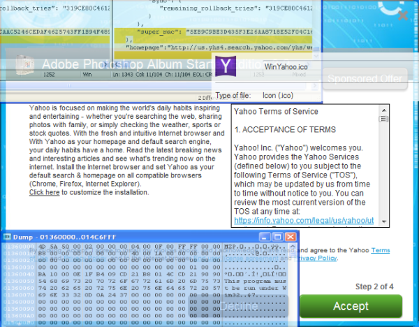 "WinYahoo" PUP Modifies Chrome Secure Preferences