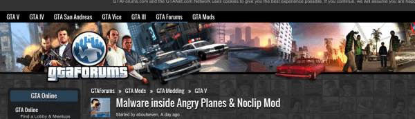 Beware of GTA 5 Mods Containing Malware