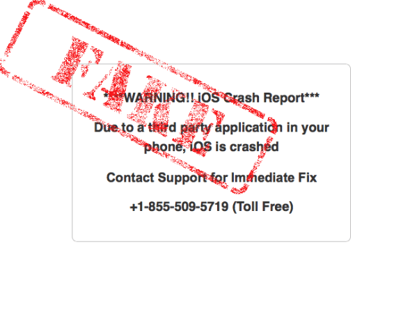 Defeating The Fake iOS Crash Reports