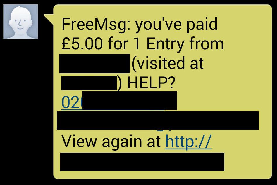 You've been billed