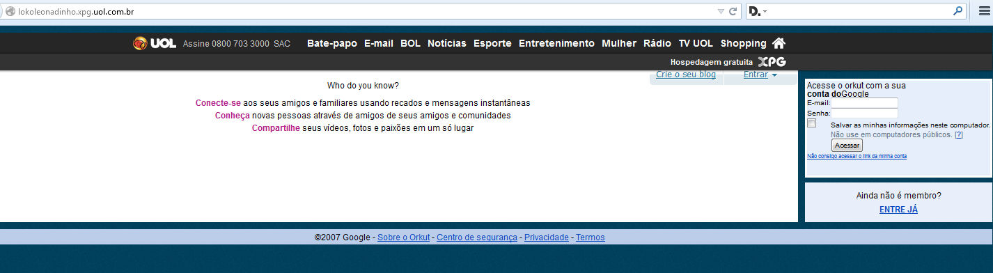 Como acessar e enviar e-mail do BOL 