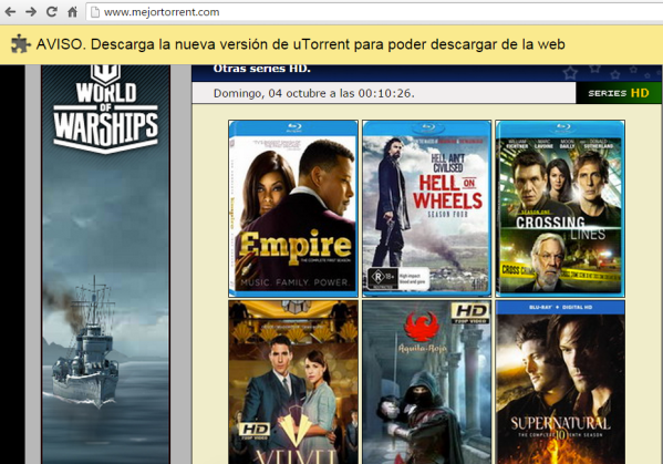 Malvertising Campaign Targets Top Spanish Torrent Sites