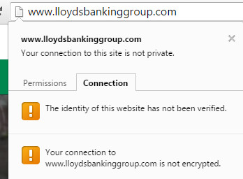 Not encrypted