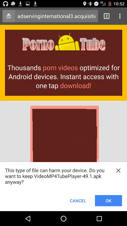 advert with APK
