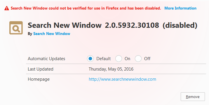 Firefoxdisabled
