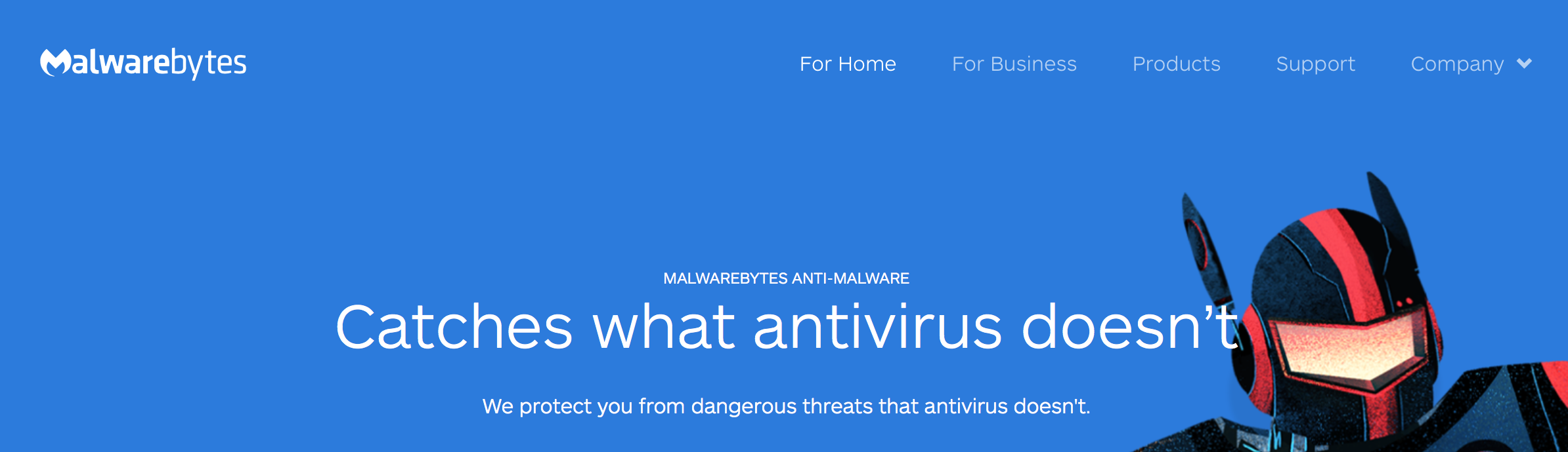 The real Malwarebytes Anti-Malware website