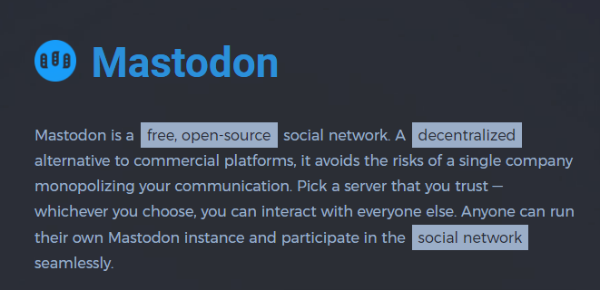 Mastodon: different social network, additional risks