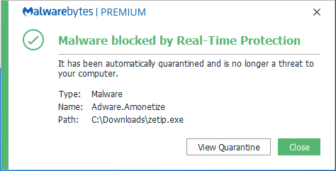 block adware.amonetzie