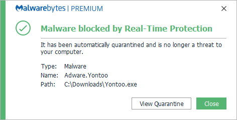 block Adware.Yontoo