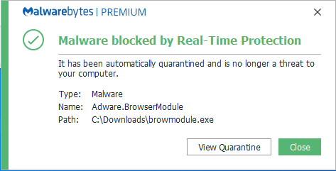 block adware.browsermodule