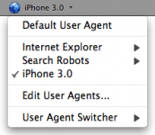 Change the User agent