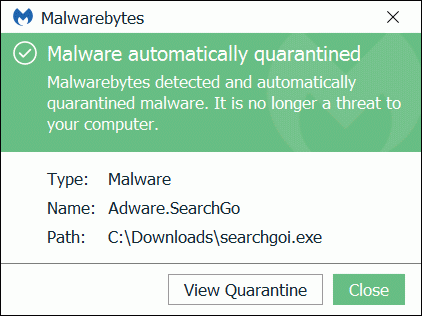 block Adware.SearchGo