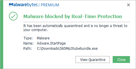 block Adware.Startpage
