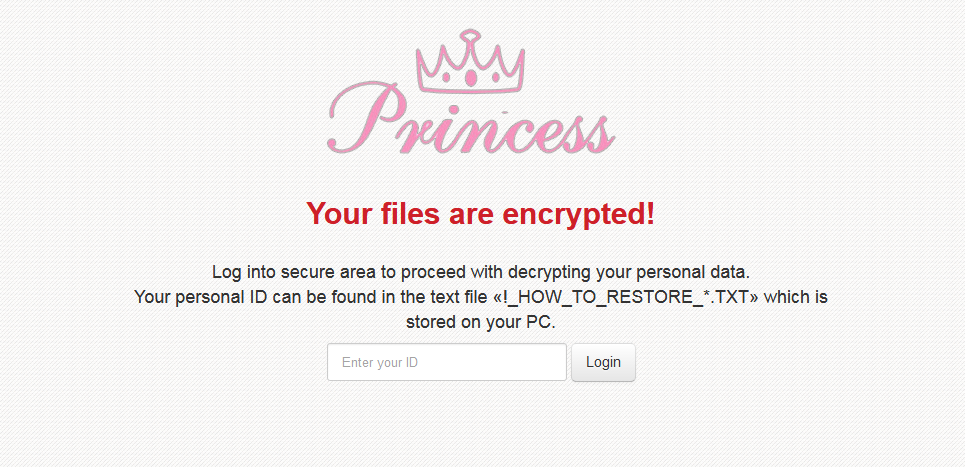 RIG exploit kit distributes Princess ransomware