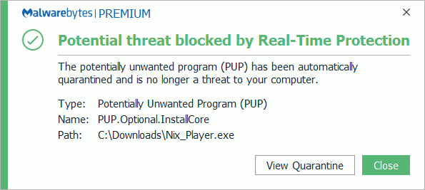 block Adware.InstallCore
