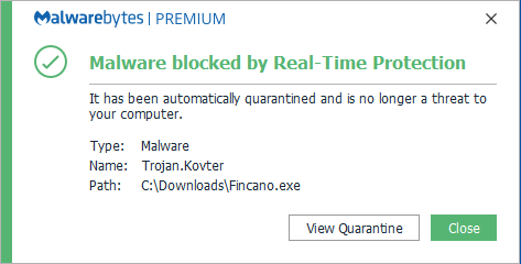 block Trojan.Kovter