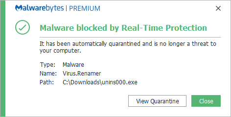block Virus.Renamer