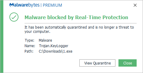 block Trojan.Keylogger