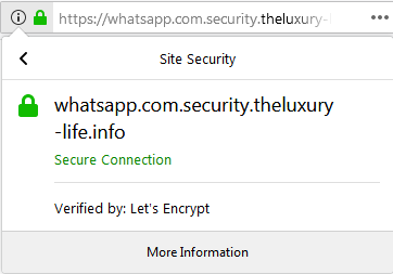 phishing certificate