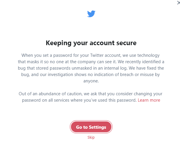 change your password