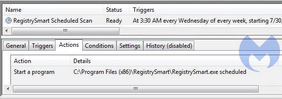 Rogue.RegistrySmart Scheduled Task