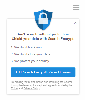 Search Encrypt advertisement