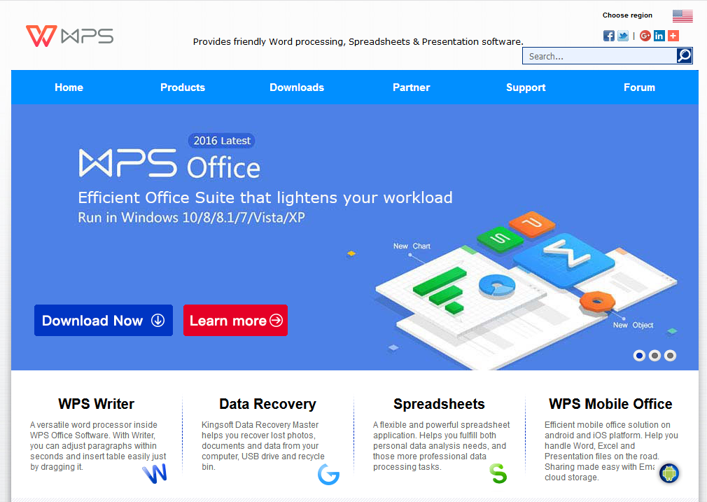 WPS Office website