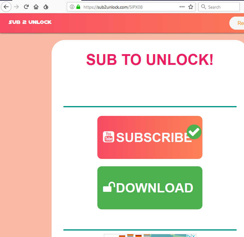 sub to unlock