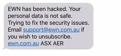 sms alert