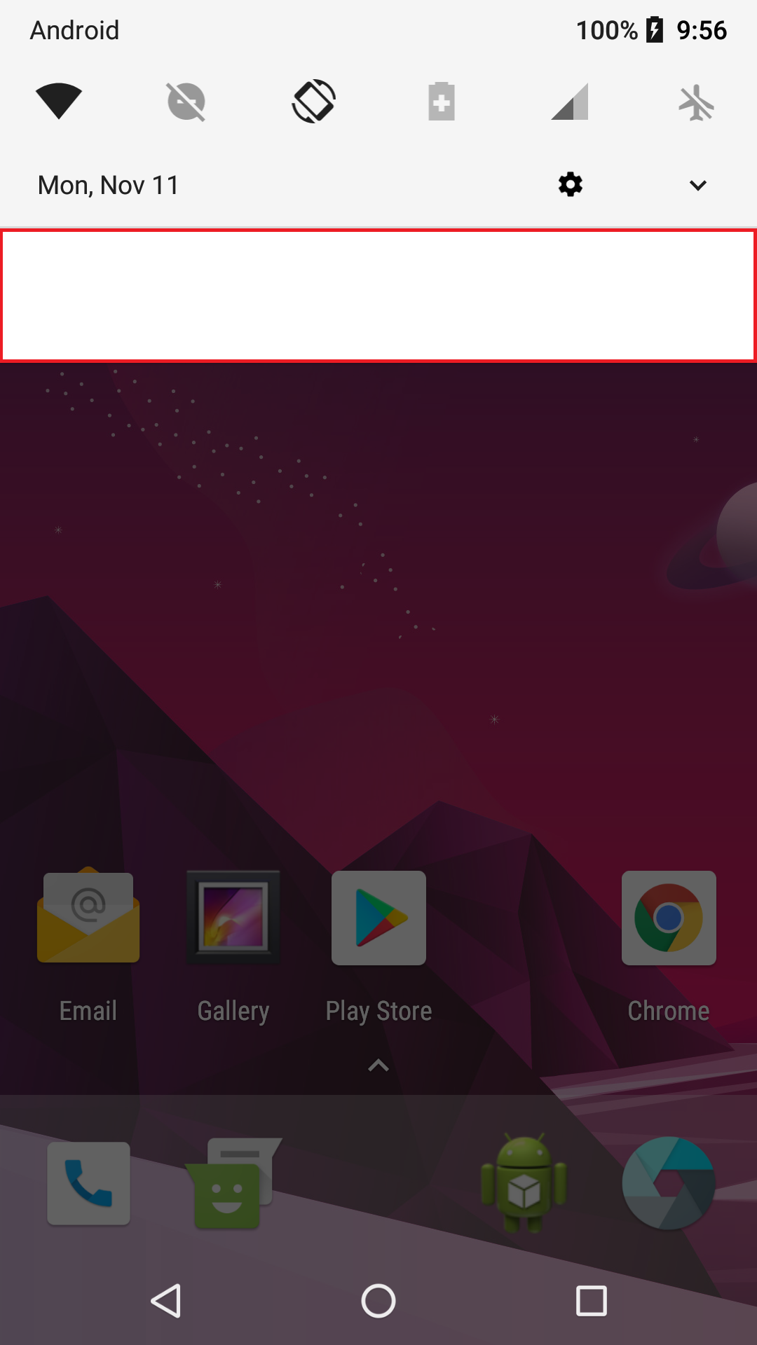 FakeAdsBlock blank notification