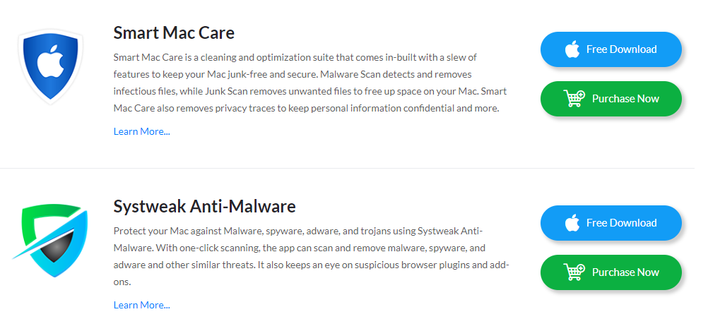 systweak mac apps
