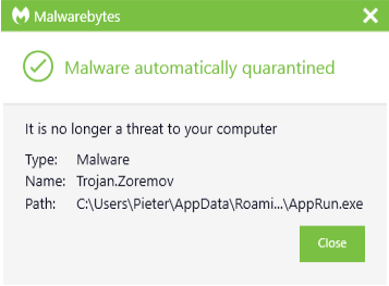block Trojan.Zoremov