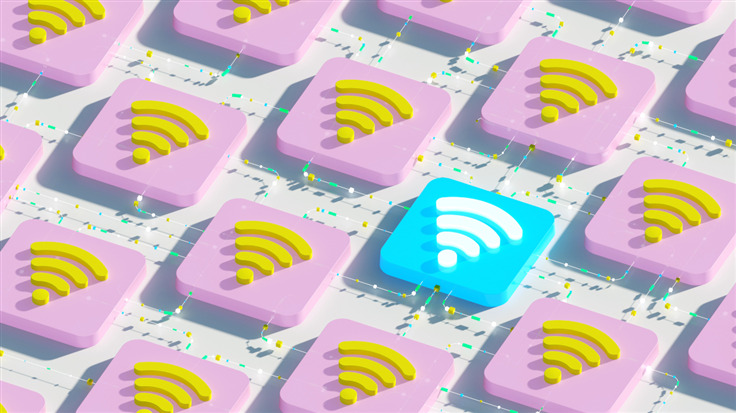 interconnected wifi icons