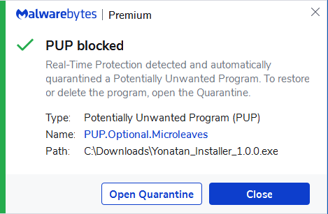 block PUP.Optional.Microleaves