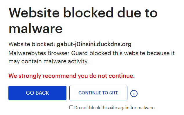 block subdomain duckdns.org