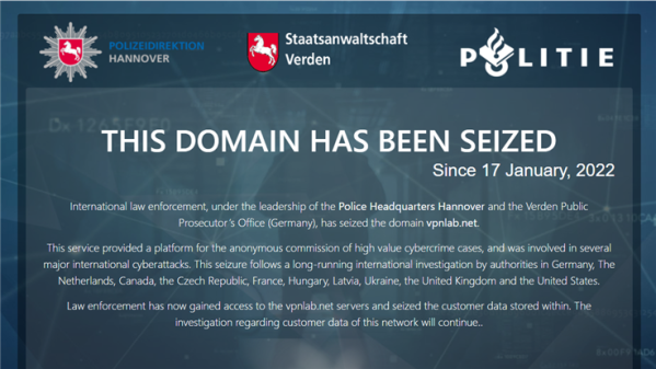 Cybercriminals' friend VPNLab.net shut down by law enforcement