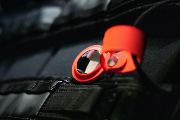 Tracker technology used to find objects by bluetooth connectivity with the smartphone app.