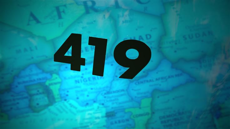 419, the number given to the common internet scams originating from Africa, primarily Nigeria.