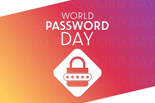 World Password Day. Vector illustration. Holiday poster