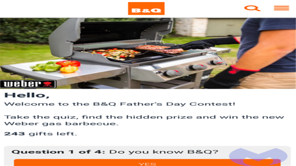 WhatsApp spam offers up "B&amp;Q Father's Day Contest 2022"