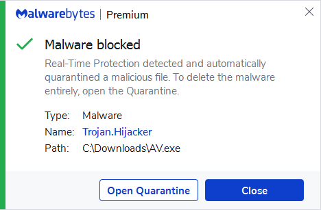 block Trojan.Hijacker